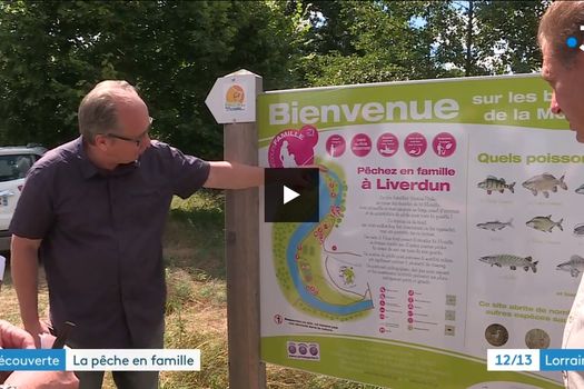 Reportage France 3 Pêche en famille à Liverdun