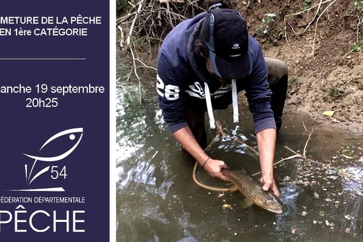 Fermeture de la pêche en 1ère catégorie