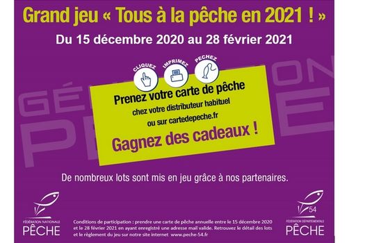 Jeu "Tous à la pêche en 2021 !"