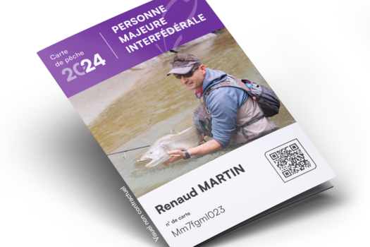 Les cartes de pêche 2024 disponibles à partir du 15 décembre